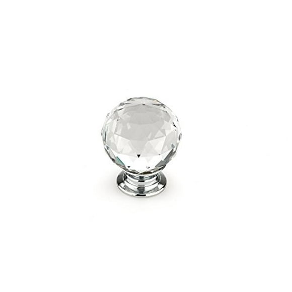 Richelieu Hardware - BP87373014011 - Eclectic Crystal Knob - 8737 - Clear Crystal Chrome Finish