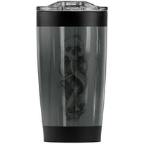 Harry Potter Dark Mark Ink Stainless Steel Tumbler 20 oz Coffee Travel Mug/Cup, Vacuum Insulated & Double Wall with Leakproof Sliding Lid | Great for Hot Drinks and Cold Beverages