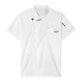 thumbnail image 3 of Alvivi Unisex Men Women Chef Coat Solid Classical Chef Jacket Cook Outfit Hotel Restaurant Uniform White Short Sleeve XL, 3 of 7