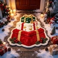 thumbnail image 4 of KKOUHVY Christmas Door Rug, Non-slipped & Absorbent Christmas Door Mat, Soft Cozy Xmas Front Door Rug for Holiday Indoor Entryway, 32x16 inch, 4 of 6