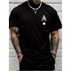 thumbnail image 1 of Camiseta creativa con estampado para hombre, informal, de manga corta y cuello redondo, ideal para verano al aire libre. Ideal para adultos, hombres, mujeres, adolescentes, jóvenes y para el tiempo li, 1 of 5