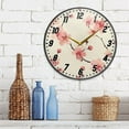 thumbnail image 6 of Wall Clock Battery Operated Non-Ticking Silent for Living Room Bedroom Kitchen Office Decor Delicate Cherry Blossoms 12", 6 of 10