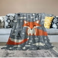 thumbnail image 2 of ONETECH  Fox Blanket for Girls Boys, Cute Fox Pattern Throw Blankets for Kids, Warm Fox Themed Bedding Blanket, Fox Gifts for Fox Lovers, Soft Plush Flannel Blanket for Couch Baby, 2 of 6