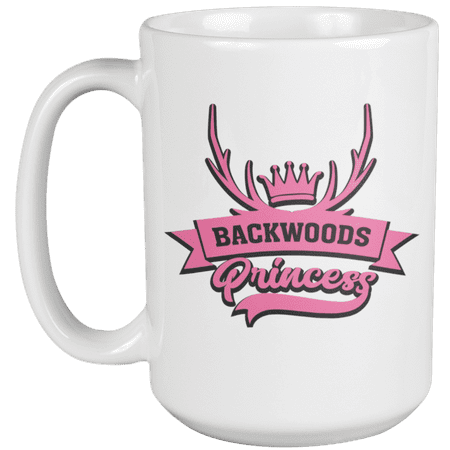 

Backwoods Princess. Cute Southerner Coffee & Tea Mug For Country Girl Lady Girlfriend Southern Belle Mom Daughter Sister Half Sister Teens And Women (15oz)