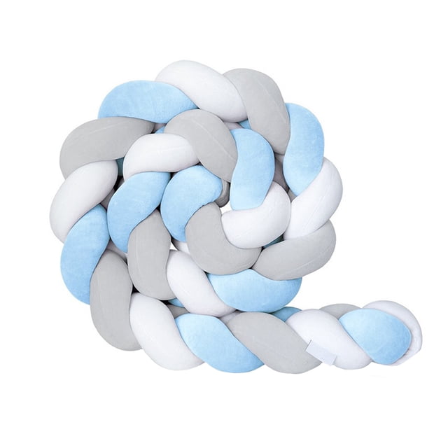 Protector de cama de bebé nudo parachoques de cuna de bebé recién nacido cama de bebé protector PP almohada cojín de 3 metros Advancent HA9218-10B