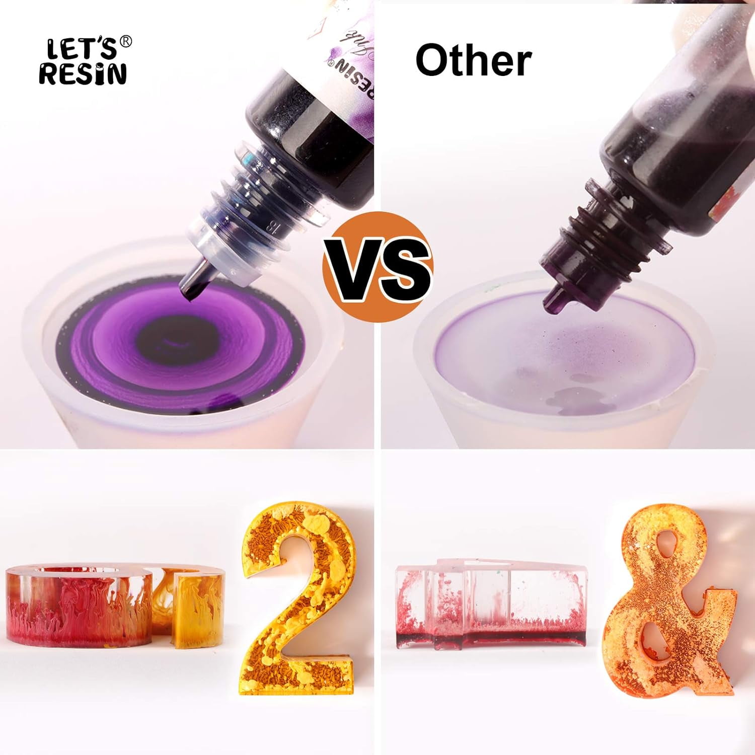 LET'S RESIN 26-Color Alcohol-Based Resin Ink and Paint Dye Set