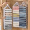 thumbnail image 4 of Bolsa de almacenamiento colgante para armario, organizador para pantalones, calcetines, camisetas, ropa interior, 1 unidad, 4 of 5