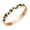 Rose Gold, variant on 555Jewelry Stainless Steel Dog Lover Paw Print Solid Slip-On Cuff Bangle Bracelets for Women & Girls, Gold