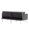 thumbnail image 7 of Futon Sofa Bed Convertible Sleeper – Modern Velvet Couch Loveseat Two Seat Recliner Couch Contemporary Love Seat Sofabed, 7 of 7