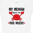 thumbnail image 4 of Inktastic Memaw Loves Me Grandson Boys or Girls Baby Bodysuit, 4 of 5