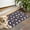 Dark Halloween Pattern, variant on Day Of the Dead Halloween Pattern Door Rugs,Washable Non Slip Door Mats Indoor,Decorative Door Mats,Entry Mat Indoor for Entrance,Bedroom,Kitchen,Bathroom,17"x30"