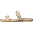 thumbnail image 2 of Dolce Vita Indy Lt Taupe Metallic Stella Slip On Square Toe Woven Straps Sandals (Lt Taupe Metallic Stella, 6), 2 of 5