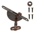 thumbnail image 1 of Juego de 2 cerraduras para puertas de armario, antiguas, decorativas, con llave, 1 of 6