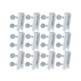 thumbnail image 2 of Tnarru 12 Pieces Sliding Window Locks Adjustable Security Locks, Aluminum Alloy Metal Window Locks for Patio Home Improvement Office double hole, 2 of 8