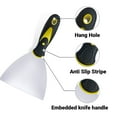 thumbnail image 4 of Romeda 2 in 3 in 4 in 5 in Stainless Steel Scraper Putty Knife, 4 Pieces, 4 of 6