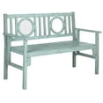thumbnail image 3 of Piedmont Indoor/Outdoor Modern Folding Acacia Bench, 3 of 6