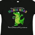 thumbnail image 4 of Inktastic There's No Party Like Mardi Gras-alligator Boys or Girls Toddler T-Shirt, 4 of 5