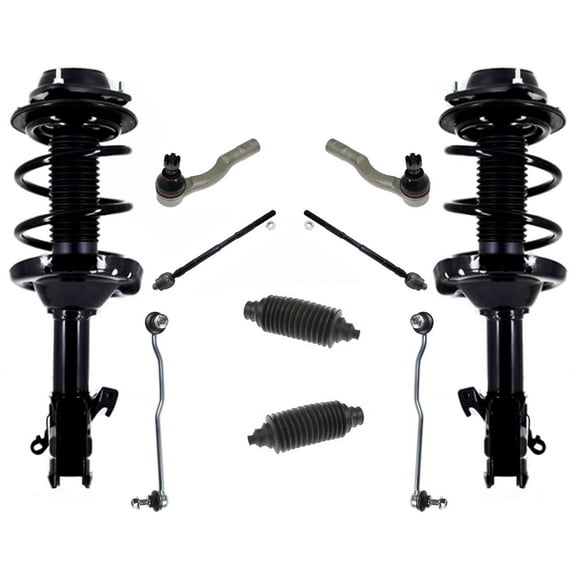 Front Complete Struts Tie Rods Sway Bar Links For 2018-2019 Subaru Legacy