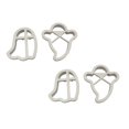 thumbnail image 1 of Oleegame 2PC Cookie Mold Small Cookie Cutter Set 2Pcs Devil Heart Cookie Cutter Halloween Cookie Cutters Pumpkin Cookie Cutter Metal Cookie Cutters White, 1 of 9
