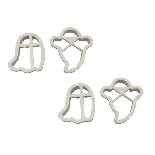 Oleegame 2PC Cookie Mold Small Cookie Cutter Set 2Pcs Devil Heart Cookie Cutter Halloween Cookie Cutters Pumpkin Cookie Cutter Metal Cookie Cutters White