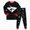boy outfits-Red, variant on TOWED22 Toddler Boys Warm Clothes Set 2 Piece Long Sleeve Print Pullover Sweatshirt Top Elastic Waist Sweatpants Fall Winter Outfits(Sky Blue,6-7 Y)