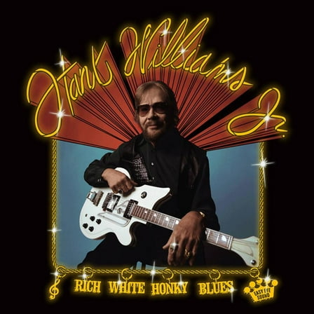 Hank Williams Jr. Rich White Honky Blues [Explicit Content] (Colored Vinyl, Gold & Black Splatter, Indie Exclusive) Records & LPs