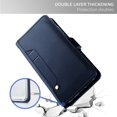 thumbnail image 3 of TORUBIA PU Leather Wallet Case For Samsung Galaxy Note 10 Case Flip Stand Cover with Mirror and Card Slots Blue, 3 of 9