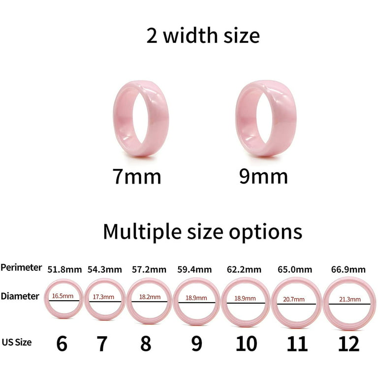 COLMO Model 3 Smart Ring Accessory for Tesla Model 3 Key Card Key Fob  Replacement Ceramic RFID Smart Ring US 9Support Customization Fast Priority  Delivery Worldwide (7mm US 9Pink) 