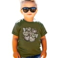 thumbnail image 4 of Boys Conversation Hearts Valentine's Day Shirt Country Camo Mama's Boy TShirt Military Green Shirt 4T, 4 of 8
