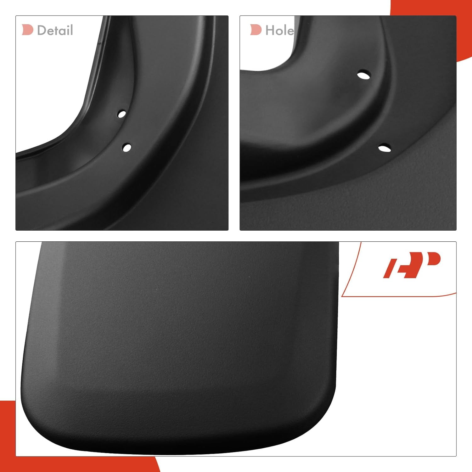 A-Premium Splash Guard Mud Flaps Mudflaps Replacement for Toyota Tacoma 2005-2015 with OE Fender Flares Front and Rear 4-PC Set