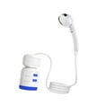 thumbnail image 2 of Colaxi Portable Camping Shower Leakproof Electric for Bathing Travel Plant Watering Blue and White, 2 of 8