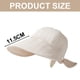 thumbnail image 2 of Sombrero de circunferencia de 55-58cm para mujer, protector solar de verano, sombrero de pescador, sombrilla fina, gorra antiultravioleta, sombrero para el sol, 2 of 6
