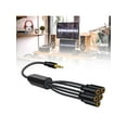 thumbnail image 4 of 3/4/5/6 Way 3.5mm Audio Cable 1 Male to Multiple Female Connectors Extension Cord AUX Wire Line for Speaker Headphones, 4 of 11