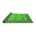thumbnail image 2 of Ahgly Company Indoor Round Oriental Green Industrial Area Rugs, 6' Round, 2 of 4