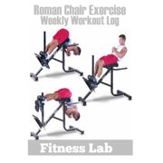 Roman Chair Exercise Workout Log : A 6 x9, 100 Pages of Well Desined Log Book to Record Your Fitness Progress (Paperback)