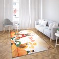 thumbnail image 4 of Happy Thanksgiving French Bulldog with Turkey Pumpkins Autumn Vibes Indoor Rug Dog Lover Gifts Carpet Living Bed Room Sofa Home Decor - 12018, 4 of 5