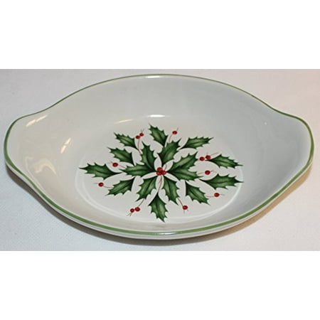 Lenox Holiday Bakeware - Lenox American by Design Holiday Mini Appetizer Au Gratin Dish with Handles