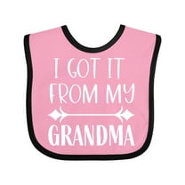 Inktastic I Got It from My Grandma Boys or Girls Baby Bib