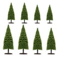 thumbnail image 1 of 8 Pcs Arbres Miniatures Micro Modèles pour Projet de Bricolage Paysage Forestier, 1 of 9