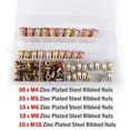 thumbnail image 2 of 120Pcs Rivet Nuts Kit Sae Carbon Steel Rivet Nut Insert Nutsert Assortment Kit, 2 of 5