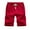 Red, variant on Clearance! Hontri Men's Casual Shorts Summer Trend Large Size Pants Men's Casual Shorts Men's Slim Pants 5 Beach Pants Men's Pants Men's Classic Fit Pants Black,L