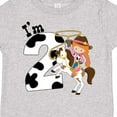 thumbnail image 4 of Inktastic I'm Two-cowgirl Riding Horse Birthday Girls Toddler T-Shirt, 4 of 5