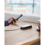 Wireless Charging 10000mAh Power Bank for Samsung Galaxy A54 5G/A34 5G/A24 - Backup Battery Portable Charger Slim 2-Port USB