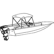 Carver 42" High 2 Bow Complete Ready to Assemble Bimini Top, White Vinyl
