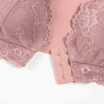 thumbnail image 7 of Women's Lace Bras, Seamless Bras for Women Front Closure No Underwire Bras Lace Breathable Push Up Bralette Convenient Comfort Bras Plus Size M-5XL Womens Bras Clearance under $5, 7 of 7