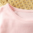 thumbnail image 4 of T Shirts for Girls Pink Long Sleeve Shirt Boys Crew Neck Shirt Basic Tops Boys Fall Shirts Girl Top 12-24 Months, 4 of 7