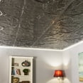 thumbnail image 2 of Great Lakes Tin 2ft x 2ft Saginaw Argento Nail-Up Ceiling Tile (5-Pack), 2 of 5