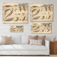 thumbnail image 4 of Designart 'Leaves and Berries Of Wild Grapes' Bohemian & Eclectic Print on Natural Pine Wood, 4 of 5