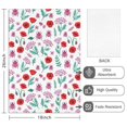 thumbnail image 2 of 6 Pcs Pioneer Flower Floral Print Pattern Funny Kitchen Towels, Microfiber Dish Towels, Kitchen Tea Towels Set 18" X 26", 2 of 6