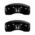 thumbnail image 2 of MGP 4 Caliper Covers Engraved Front Honda Engraved Rear H Logo Black finish silver ch Fits select: 2002 HONDA ACCORD SE, 1998-2001 HONDA ACCORD EX, 2 of 2